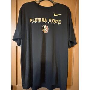 Nike Dri Fit Florida State Seminoles Tee Shirt - Black - Size XXL